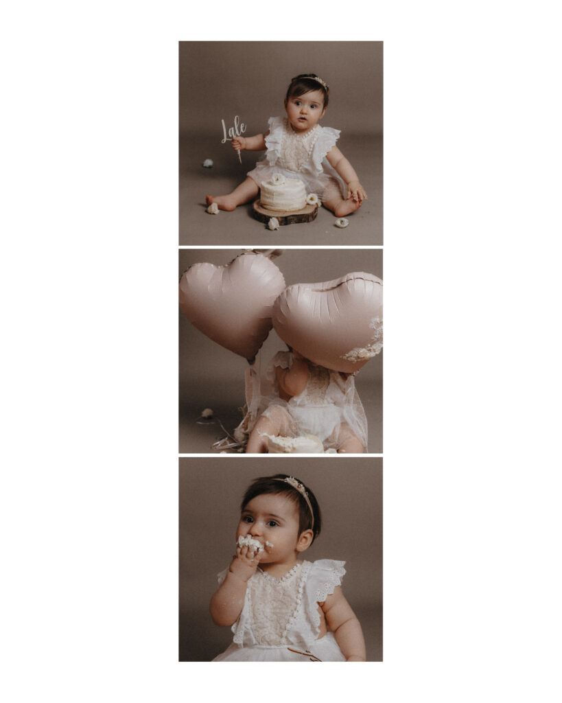 cakesmashfotoshooting zum ersten Geburtstag bei Stefanie Baars Fotografie Hamburg